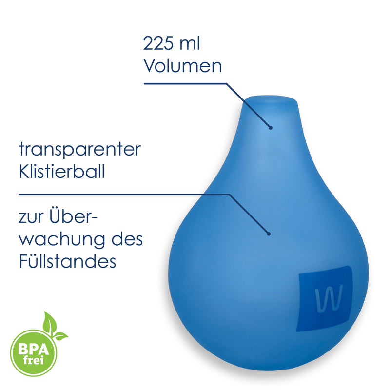 Dr. Wunder Premium Enema Set 225 Ml With 4 Enema Tips Including 1 X Intestinal Tube (40 Cm) - Made In Germany | Versatile Enema Set For Hygienic Intestinal Cleansing | Detailed Instructions | Bpa - NewNest Australia