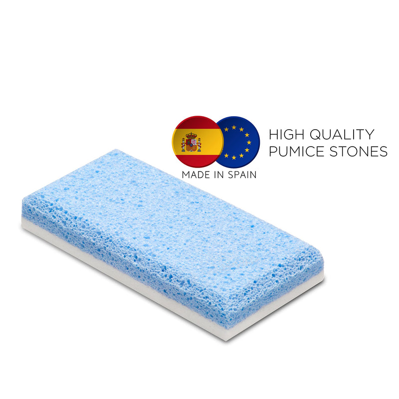 Double-sided pumice stone. 2 pieces. One layer removes hardened skin, the other layer smoothes it. - NewNest Australia