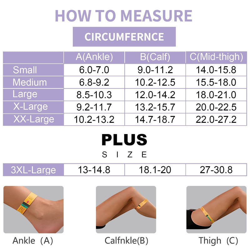 Evolyline 20-30mmHg Medical Compression Tights for Men and Women Long, Class II with Closed Toe, Graduated Compression Lipedema Beige XL - NewNest Australia