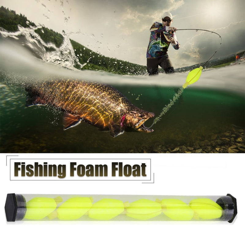 Vbestlife 18pcs Float Foam Strike Indicators Fly Fishing Buoy Bobbers Fishing Tackle Fly Fishing Accessories Orange, Fluorescein - NewNest Australia