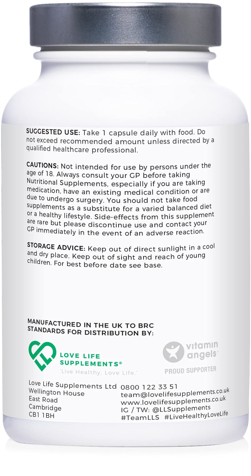 High Strength Activated Charcoal Capsules by LLS | 90 Capsules - 3 Month Supply | 334mg | For Gas, Bloating, Digestion, Flatulence, Detox | 100% Coconut Charcoal - Zero Fillers | Love Life Supplements - NewNest Australia