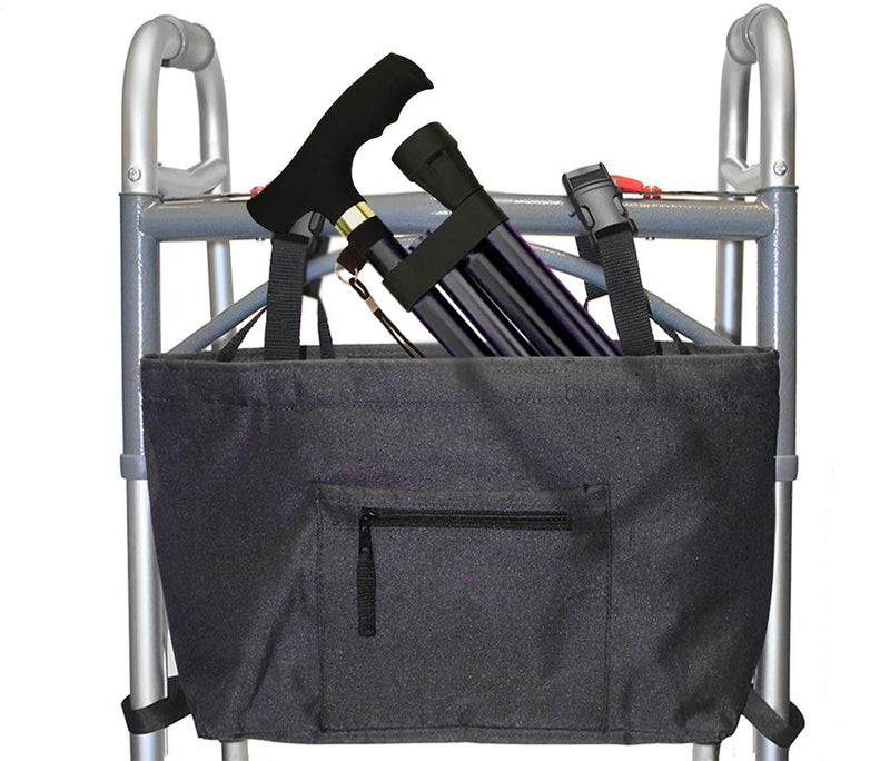RMS Folding Cane - Foldable, Adjustable, Lightweight Aluminum Offset Walking Cane - Collapsible Walking Stick with Ergonomic Derby Handle - Ideal Daily Living Aid for Limited Mobility (Black) Black - NewNest Australia