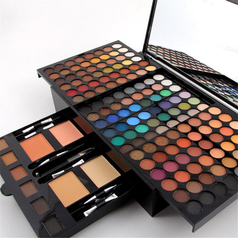 PhantomSky 180 Colours Eyeshadow Palette Makeup Contouring Kit - Perfect for Professional and Daily Use - NewNest Australia