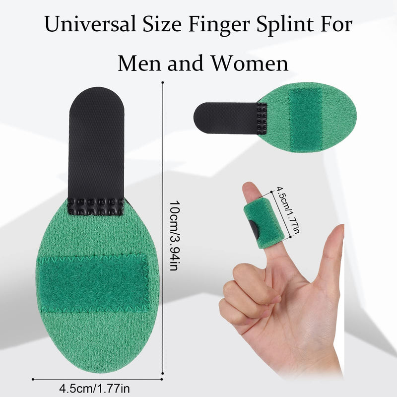 Fuyamp 5 Packs Finger Splints Finger Splint Protectors, Breathable Finger Straightening Brace Thumb Braces Support for Finger Arthritis Swelling Trigger Broken Strained Fingers - NewNest Australia