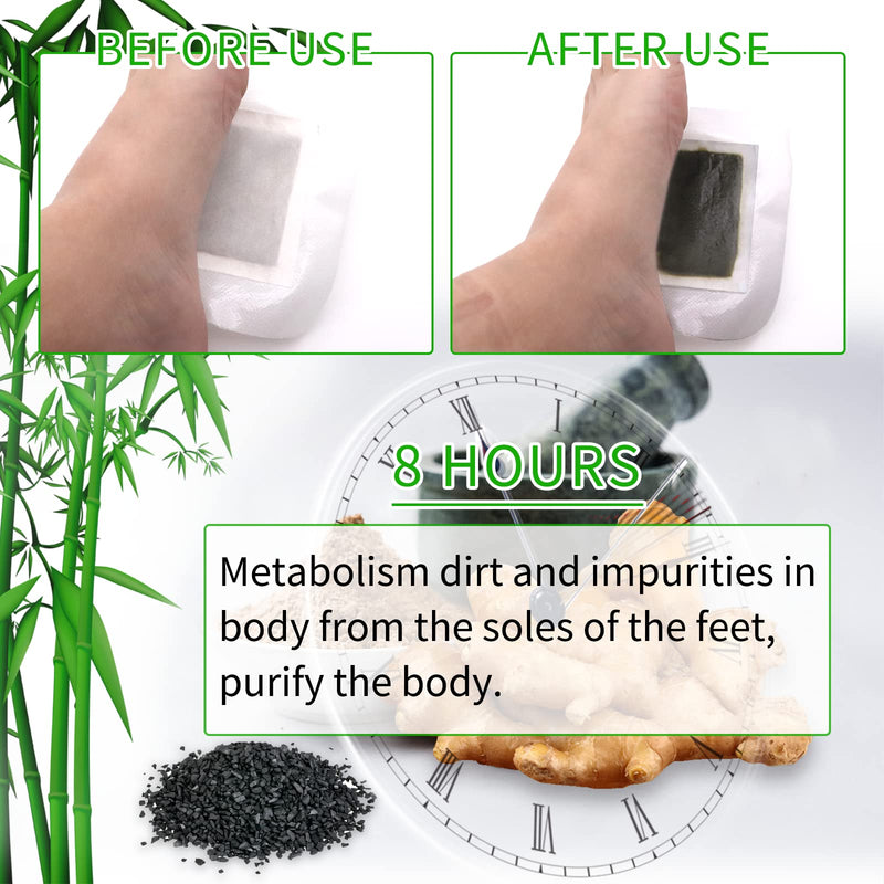 Detox Foot Patches 20 Pcs Detox Foot Pads, Foot Detox Pads to Remove Toxins Deep Cleansing,Foot Detox Patches for Stress Relief & Deep Sleep. 100% Natural, Enhance Blood Circulation - NewNest Australia