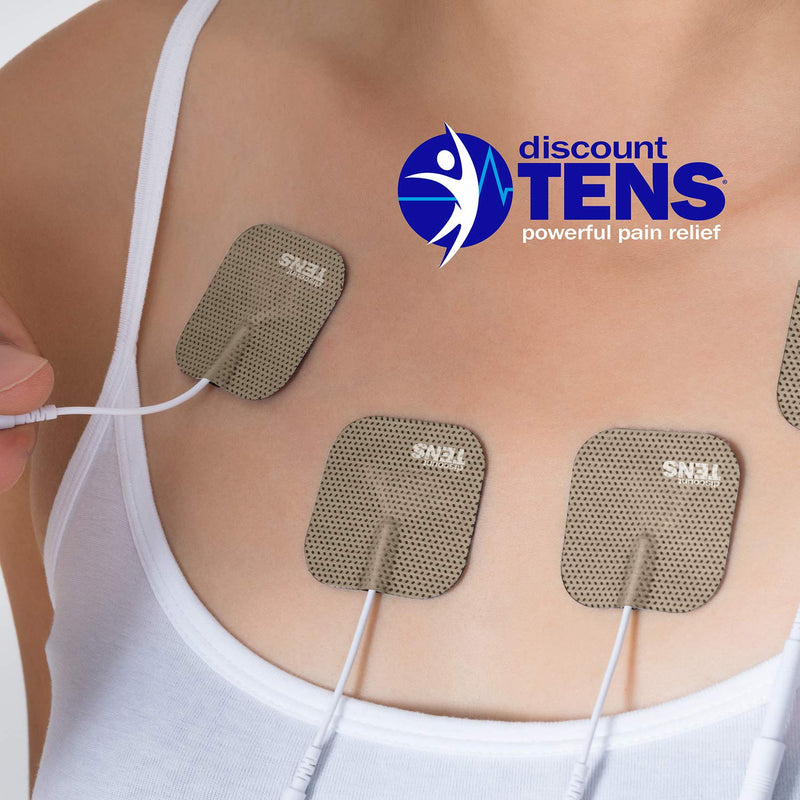 TENS Wired Electrodes Compatible with TENS 7000, Premium Replacement Pads for TENS Units, Discount TENS Brand (2in x 2in, 20 Pack) - NewNest Australia
