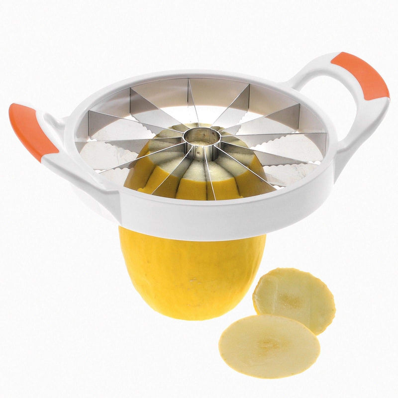 NewNest Australia - Westmark 12 perfect slices Large Stainless Steel Melon Slicer, Jumbo, White 