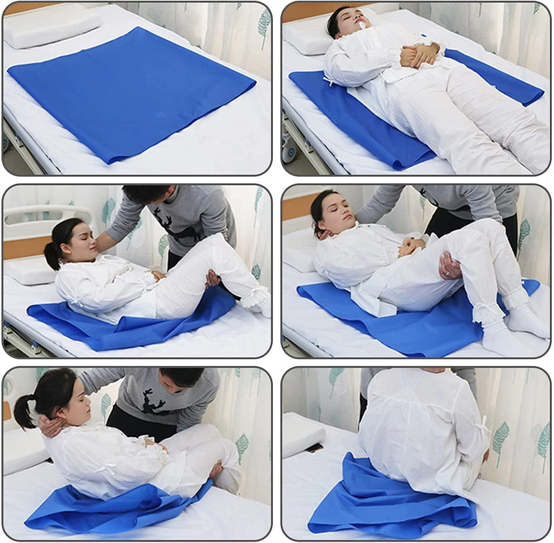 Slide Sheets for Moving Patients on Bed, Hospitals and Home Care Use, Transfer Hospital Bed Sheets Repositioning Aid for Cars, Wheelchairs. (35.4inch X 26.8inch (90CM*68CM)) 90CM*68CM - NewNest Australia
