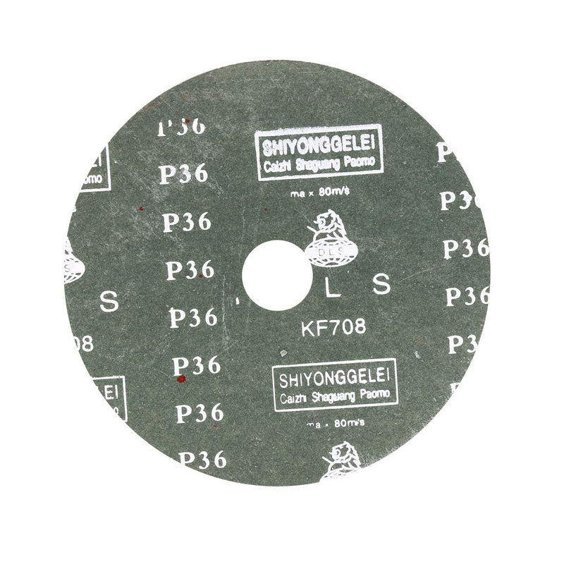 uxcell 6-Inch x 7/8-Inch Aluminum Oxide Resin Fiber Discs, Center Hole 36 Grit Sanding Grinding Discs, 5 Pack - NewNest Australia