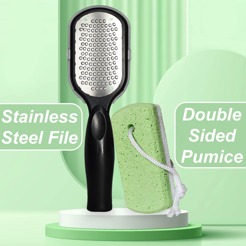 Dr. Entre's Callus Remover for Feet: 8oz Callus Remover Gel, Foot File, Pumice Stone, 5 Glove Pairs, Corn Remover for Feet, Spa Kit, Foot Callus Remover, Corn Removal Treatment - NewNest Australia