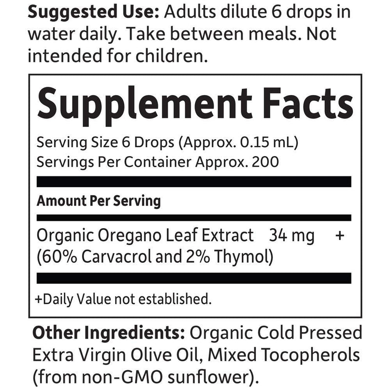 Garden of Life mykind Organics Oil of Oregano Seasonal Drops 1 fl oz (30 mL) Liquid, Concentrated Plant Based Immune Support - Alcohol Free, Organic, Non-GMO, Vegan & Gluten Free Herbal Supplements - NewNest Australia
