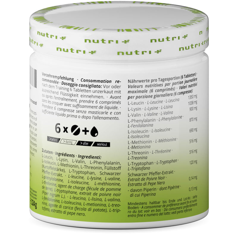 Eaa Tablets High Dose + Vegan - 300 Tablets Each 1025 Mg - Essential Amino Acids - Eaas Without Carbohydrates + Magnesium Stearate - Amino Acid Supplement - Protein Tablets - NewNest Australia