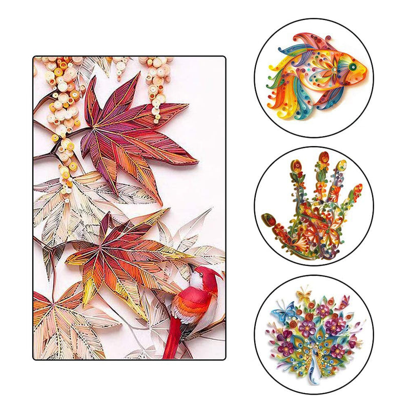 Paper Quilling Tools, 12 Pack Assorted Sizes Rolling Curling Quilling Needle Pen for Art Craft DIY Paper Cardmaking Project 11 PCS - NewNest Australia
