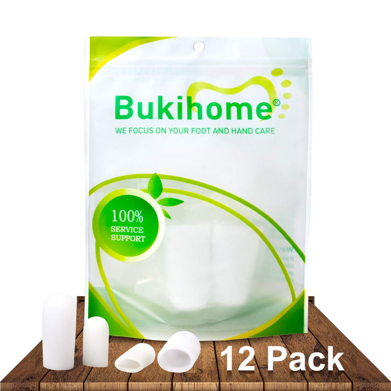 Bukihome 12 Pack Toe Protectors, Silicone Toe Caps to Cushion Toe Blister, Corn, Callus, Great for Running, Walking, Stop Toe Pain. - NewNest Australia