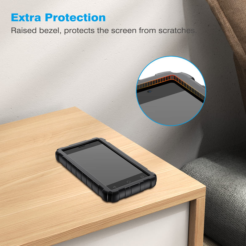 MEDMAX Silicone Case for Omnipod Dash PDM (Personal Diabetes Manager), Lightweight Shockproof Anti Slip Protective Cover Soft Gel Skin with Raised Bezel for Omnipod Dash Device (Black) Black - NewNest Australia