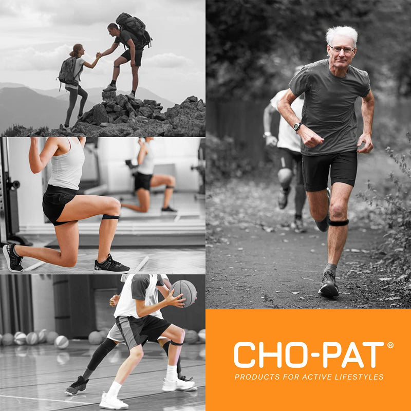 Cho-Pat Original Knee Strap, Patella Support for Runner’s Knee, Jumper’s Knee, Osgood Schlatter’s, and Chondromalacia, Black, Small, Small (Pack of 1) Small (Pack of 1) - NewNest Australia