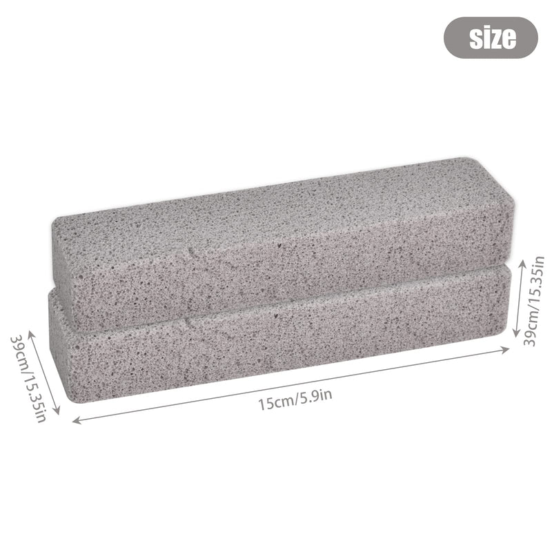Everdrop Pumice Stone Cleaner Brushes Grill Pumice Stone Blocks Pumice Stone For Toilet Cleaning Block Blocks Strong For Grill Kitchen Oven Shower Bathroom Sink Pack Of 4 - NewNest Australia