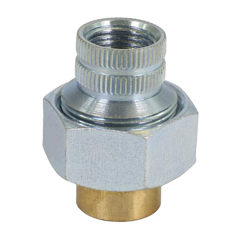 Midline Valve EVGG0034-OM Dielectric Union Pipe Fitting 3/4 in. FIP Reduces Electrolysis Brass x Stainless Steel 3/4" FIP - NewNest Australia