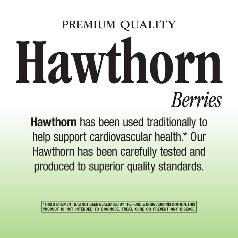 Nature's Way Premium Herbal Hawthorn Berries, 1,530 mg per serving, 180 Capsules (Packaging May Vary) 180 Count (Pack of 1) - NewNest Australia