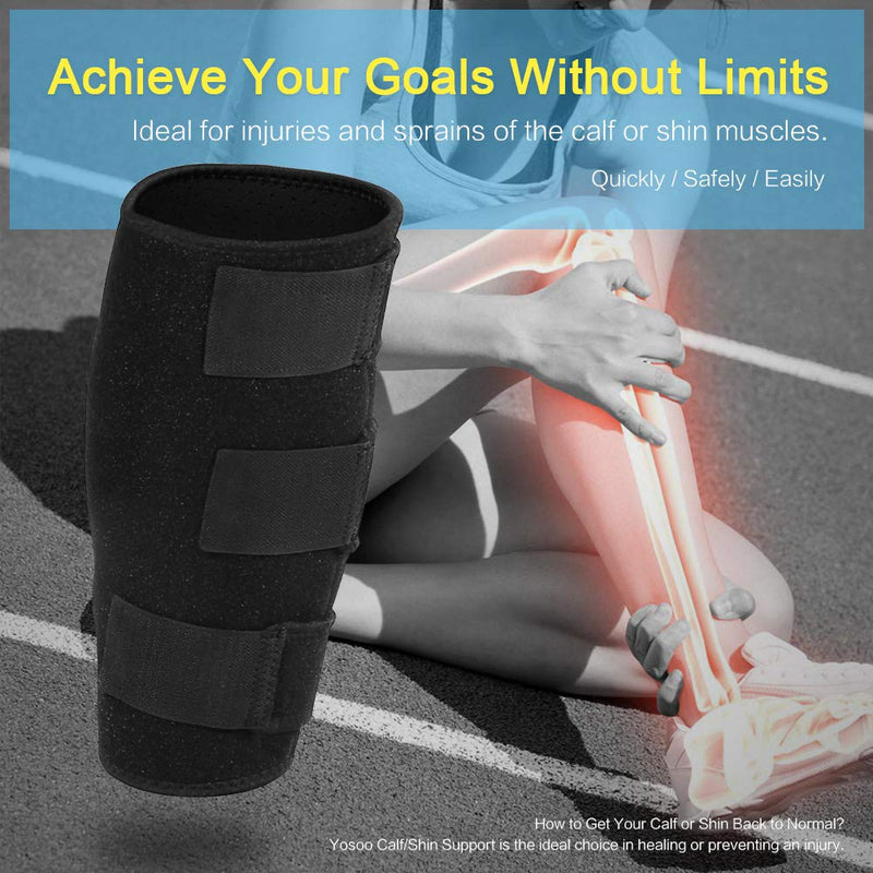 Calf Bandage Adjustable, Calf Compression Bandage Muscle Fiber Tear Compression Calf Bandage Shin Splint Lower Leg Bandage Muscle Pain Support - NewNest Australia