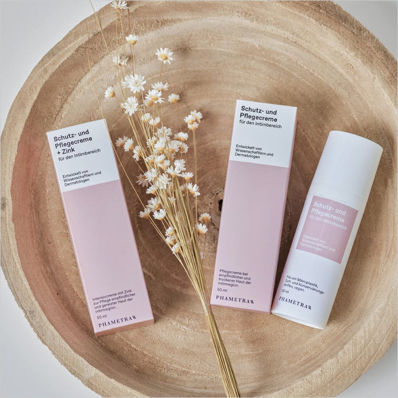 Phametra Protective And Care Cream + Zinc For The External Intimate Area, Intimate Care With Zinc For The Care Of Sensitive And Irritated Intimate Skin, Fragrance-Free, Vegan, No Microplastics, 50 Ml - NewNest Australia