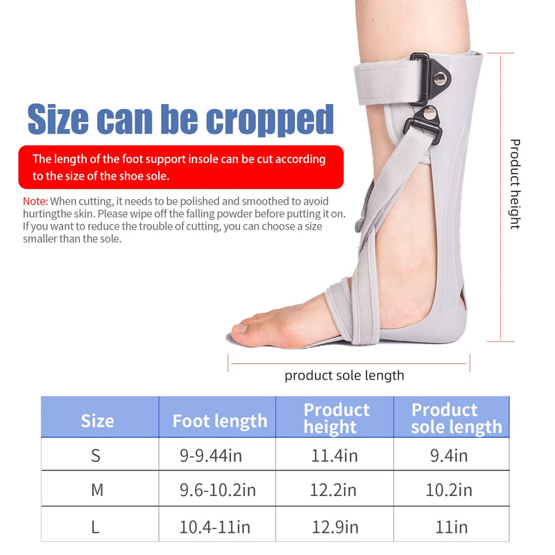 drop foot brace AFO Ankle Foot Orthosis Support Splint for stroke patients hemiplegia foot drop achilles tendon injury for men and women left and right (L-Right) L-Right - NewNest Australia