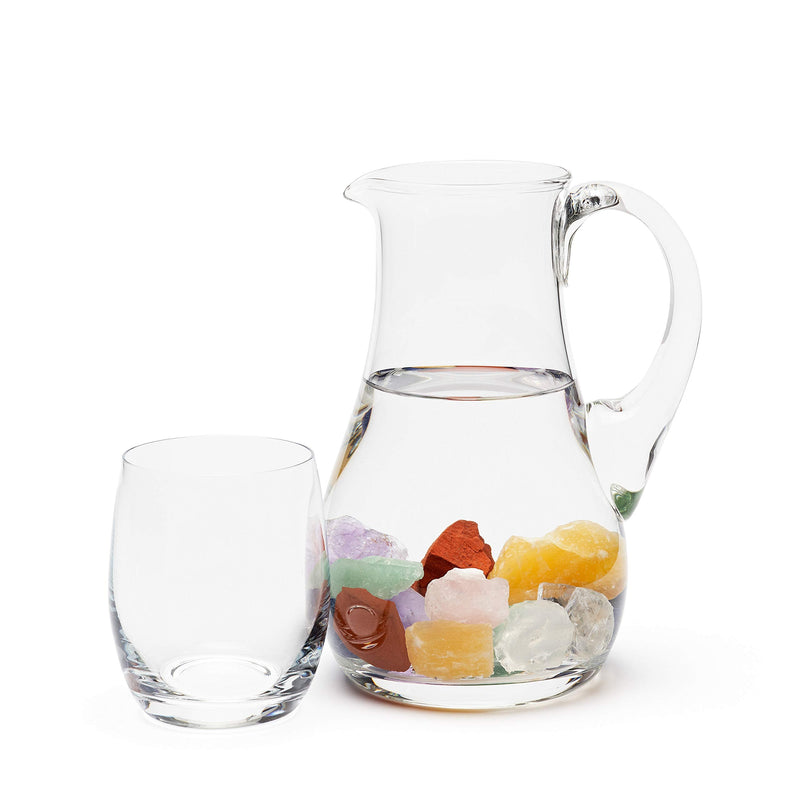 Large Water Stone Mix | 100% Natural Stones | Healing Stones Set With The 7 Most Popular Natural Stones | 300 G Precious Stones For Drinking Water | Premium Water Stones For Water Treatment - NewNest Australia