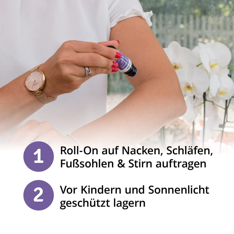 Casida Lavender Roll-On - Relax Roll-On For A Harmonious, Relaxed Atmosphere - Lavender Oil Roll-On As Fragrance Oil, Essential Oil For Aroma Care On The Go - From The Pharmacy - 10 Ml (Lavender) - NewNest Australia