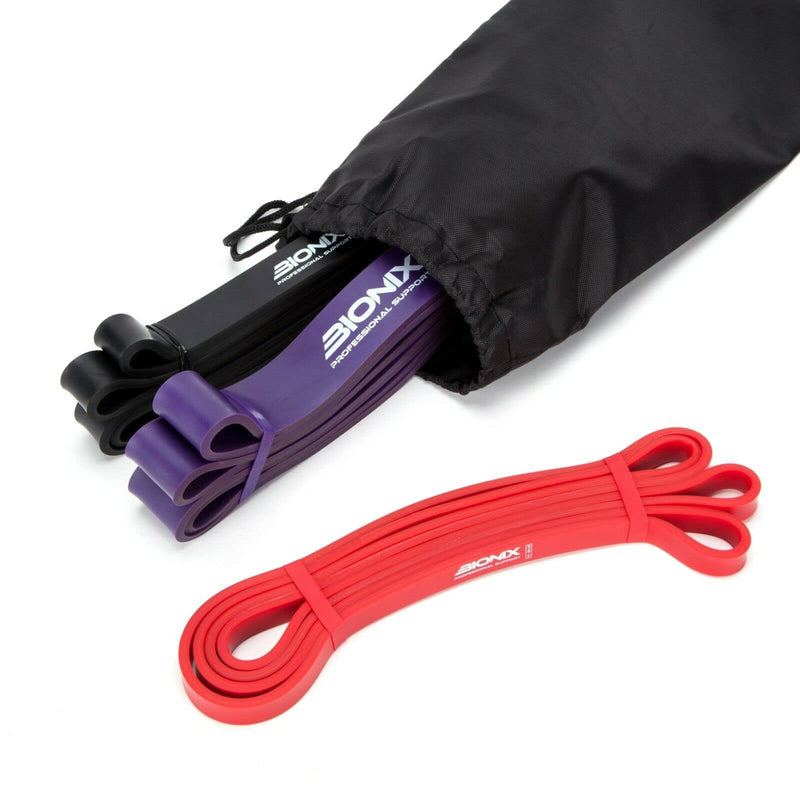 Bionix Pull Up Assistance Bands - Thick, Heavy & Long Latex Exercise Resistance Training Loop Band Set Chin Up Assist, Stretching, Workout, Powerlifting, Yoga Pilates, Legs Glutes Toning - Boost Mobility & Strength For Men and Women Green - NewNest Australia