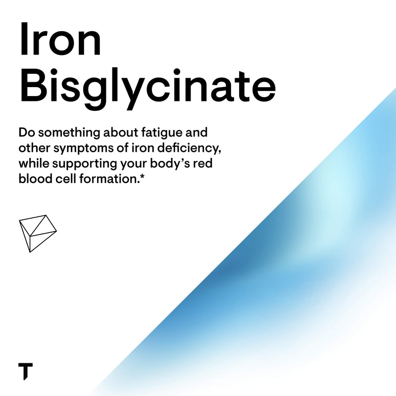 Thorne Research - Iron Bisglycinate - 25 mg Iron Supplement for Enhanced Absorption Without Gastrointestinal Side Effects - 60 Capsules - NewNest Australia