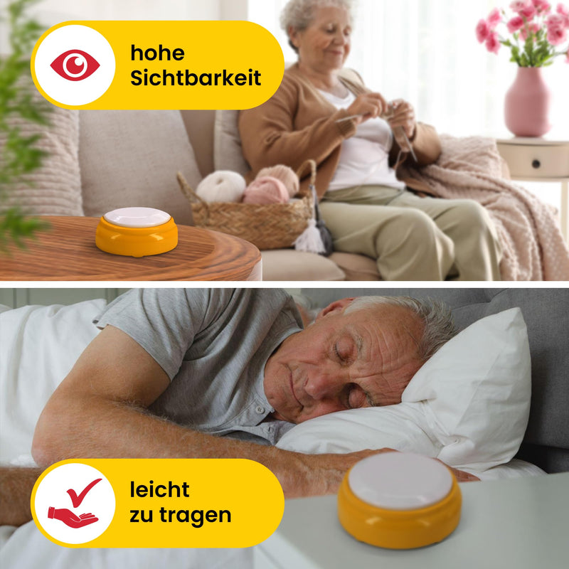 Top Life Talking Clock 12 Hour Format - Easier to Understand - Voice Clock for Elderly, Visually Impaired, Blind, Alzheimer's Patients - High Visibility Alarm Clock, German Voice - NewNest Australia