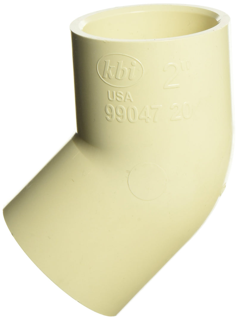 King Brothers Inc. RCW-2000-S 2-Inch Solvent PXL CPVC 45 Elbow, Tan - NewNest Australia