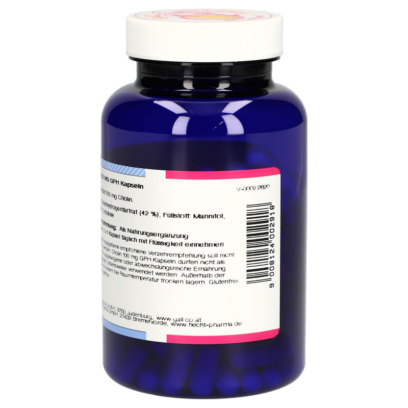 Gall Pharma Choline 100 mg GPH capsules, pack of 1 (1 x 120 pieces) - NewNest Australia