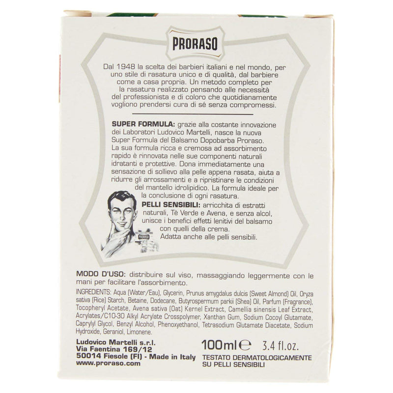 Proraso Aftershave Balm White, 100 ml - NewNest Australia