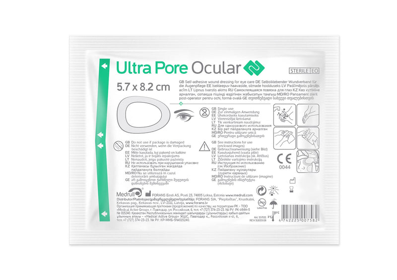 Medrull Ultra Pore Ocular Eye Patch 50Pcs Set – Wound Dressings Eye Wash for Sensitive Eyes – Self-Adhesive Sterile Patches for Eyes – Ideal for Post-Op Care, Medicinal Products - NewNest Australia