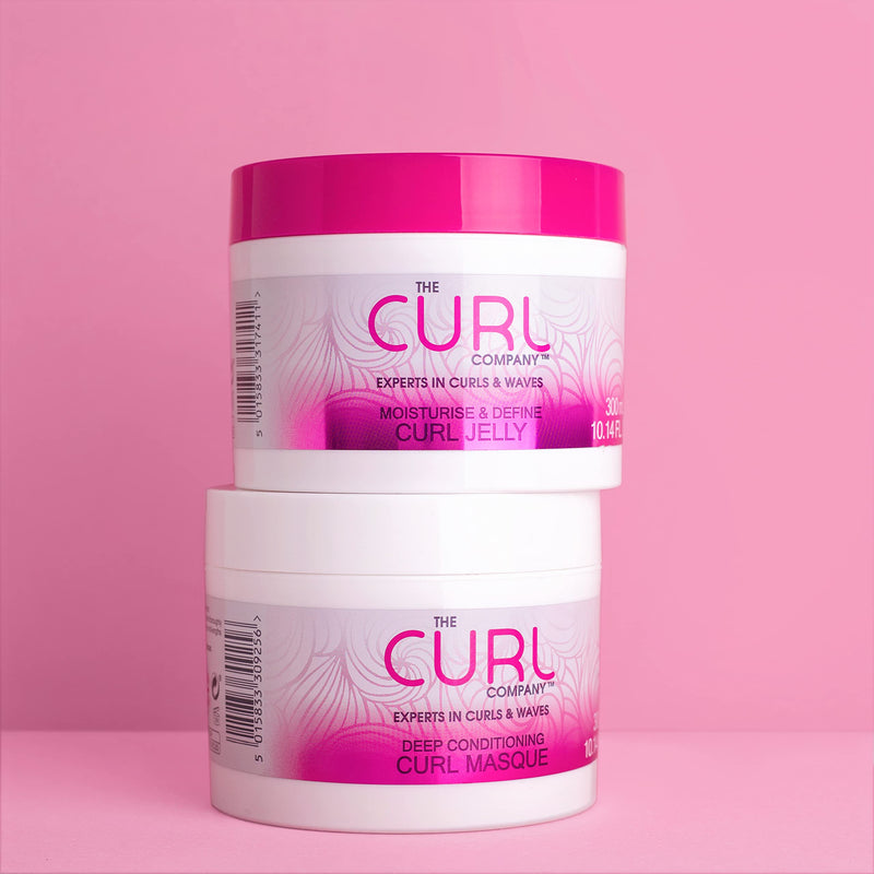 The Curl Company Deep Conditioning Curl Masque (300 ml) - Deeply Nourishes Dry damaged Curls, Ideal for Waves, Curls and Coils, Professionally Formulated with Curplex and Nourishing Moringa Oil - NewNest Australia