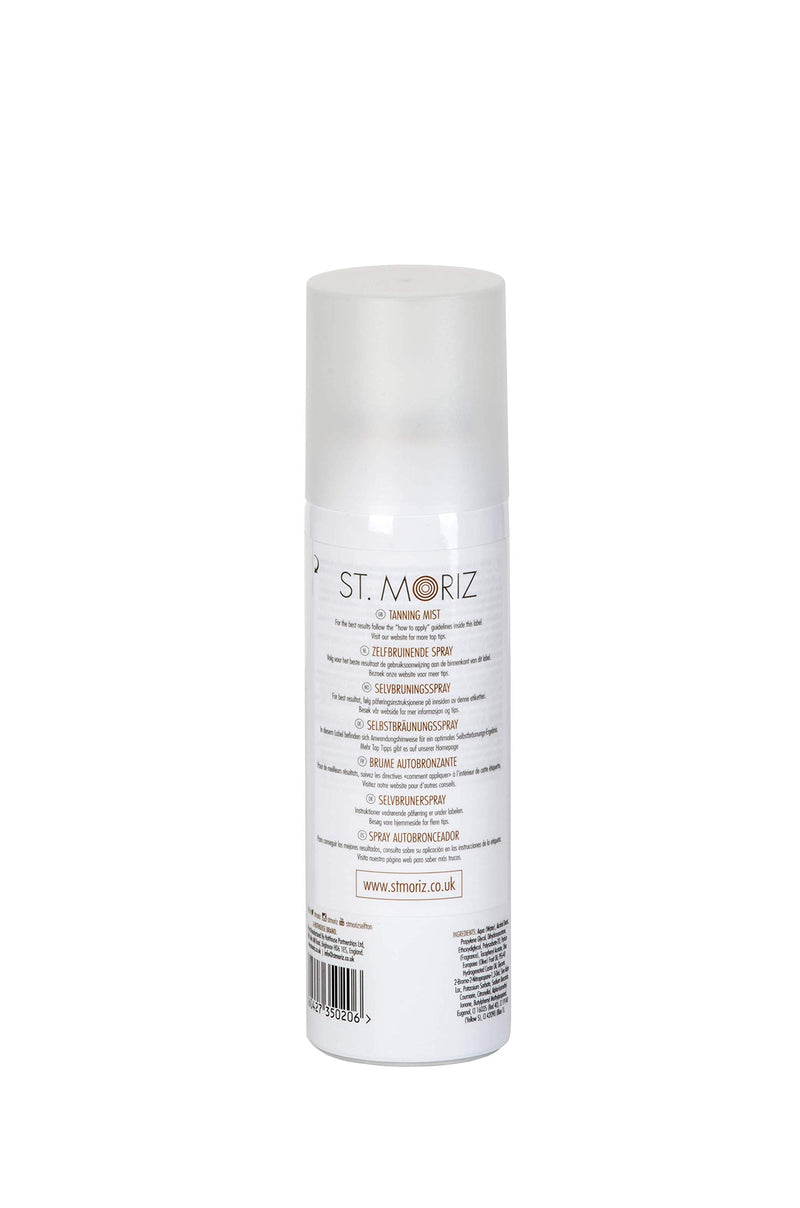 St Moriz Professional Instant Tanning Mist with Aloe Vera, Vitamin E, Fast Drying Vegan Fake Tan, Medium (150ml) - NewNest Australia