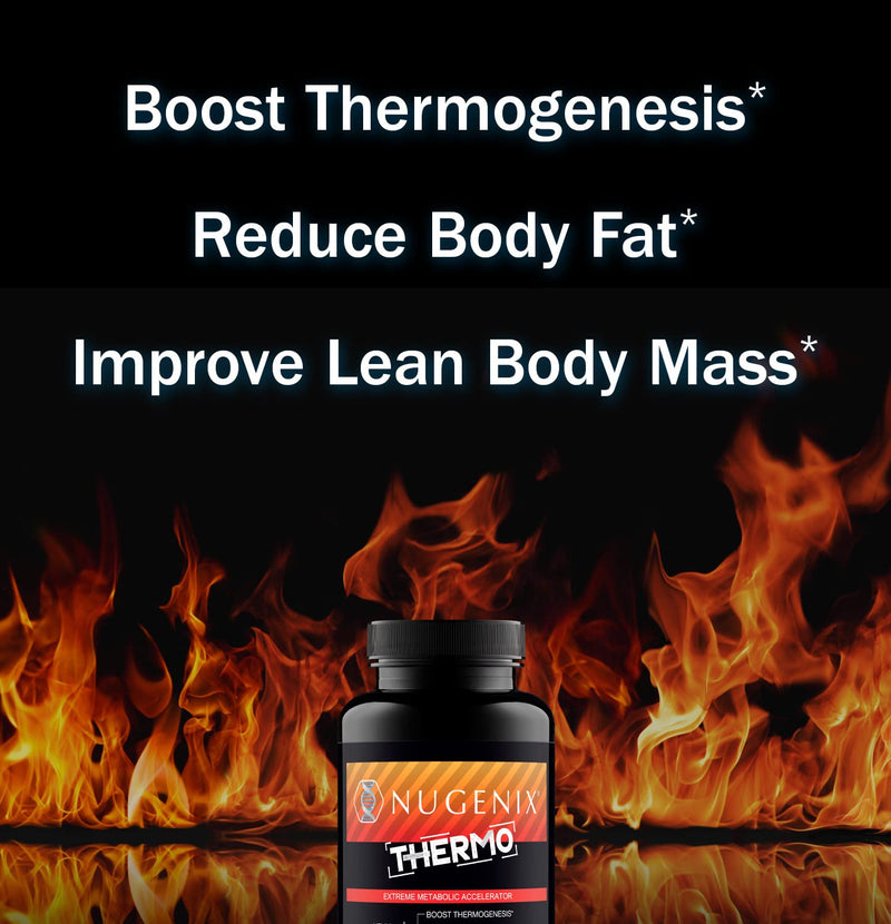 Nugenix Thermo - Thermogenic Fat Burner Supplement for Men, Extreme Metabolic Accelerator, 60 Count - NewNest Australia