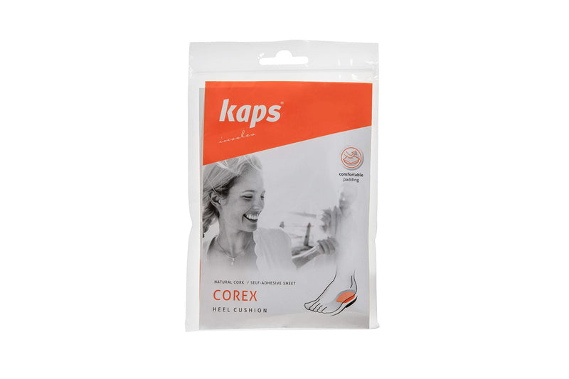 Kaps Natural Cork Heel Lift Support With Self-Adhesive Backing, Shock Absorbing Helps With Achilles Tendonitis Heel Spurs Heel Pain, Women / UK 2-7 / EUR 35-40, Beige - NewNest Australia