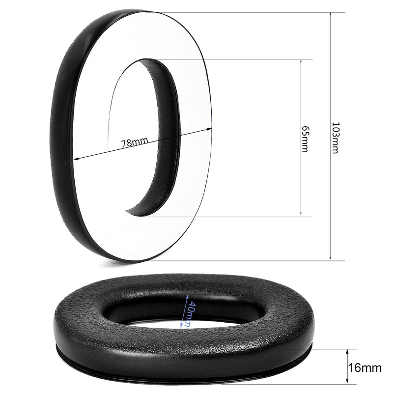 Worktunes 4 X Ear Pads - Ear Pads Replacement Foam Pads Ear Pads Compatible With 3M Worktunes / Walker'S Razor / Peltor Range Guard Connect Hearing Protection - NewNest Australia