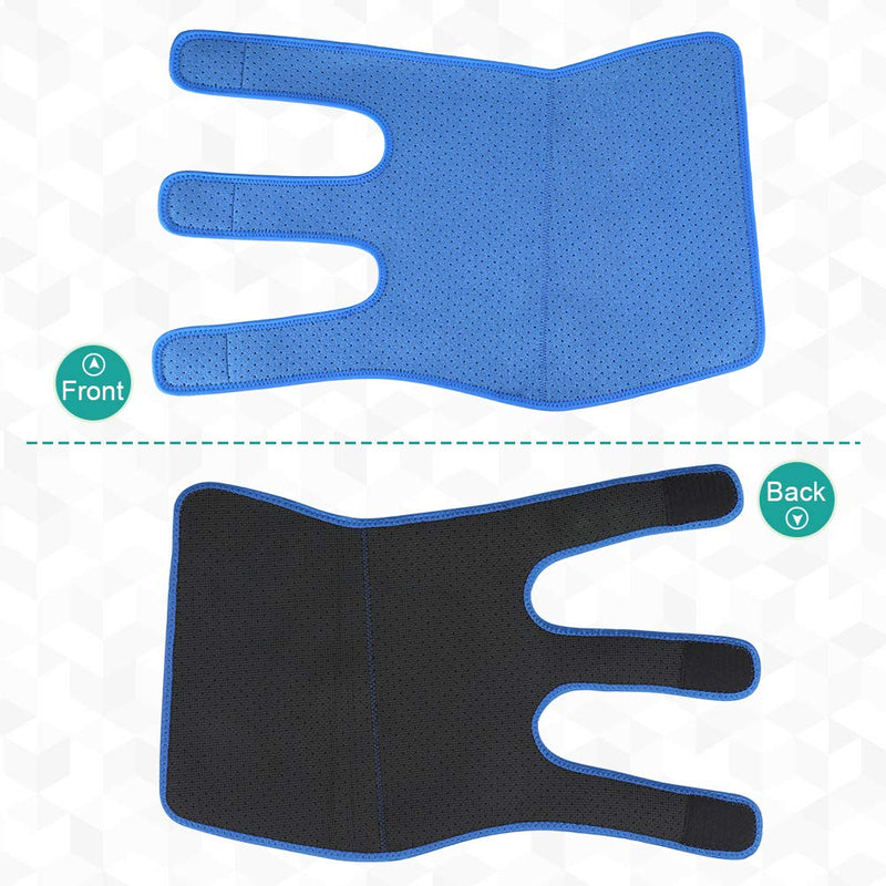 Calf Brace, Shin Splint Support Lower Leg Compression Wrap with Adjustable Three Anti-Slip Strap Support for Pulled Calf Muscle Pain Strain Injury, Sprain and Swelling, Fits Men and Women (Blue) - NewNest Australia