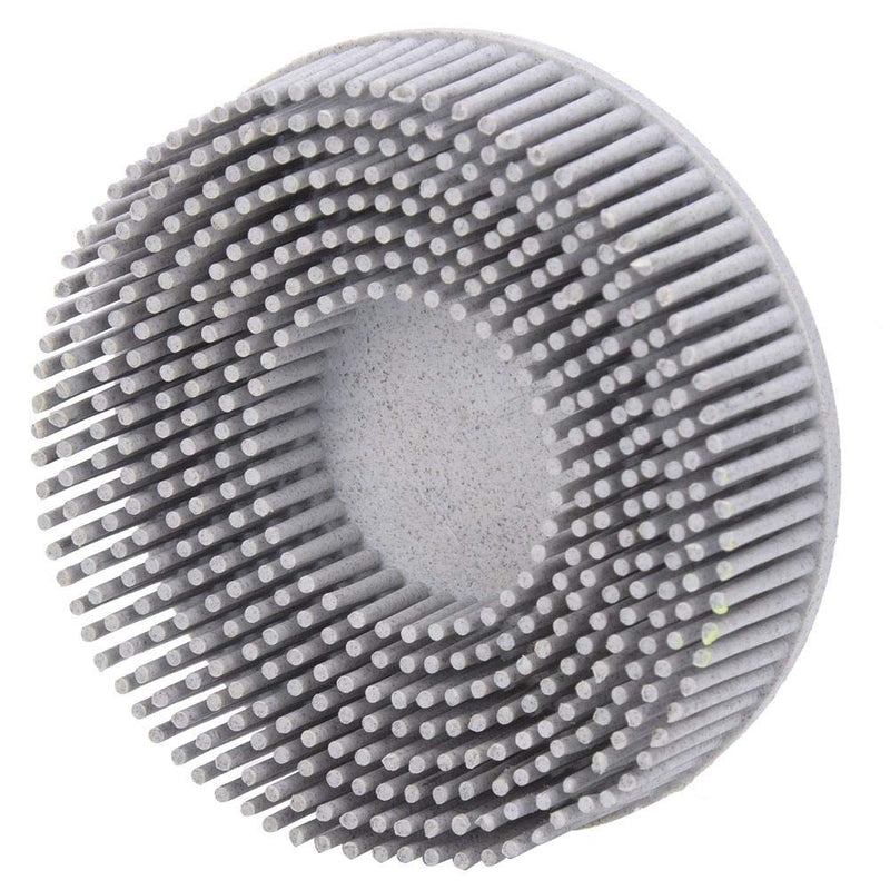 3Inch Bristle Disc Emery Rubber Abrasive Brush Deburring Polishing Grinding Wheel(White 120#) - NewNest Australia