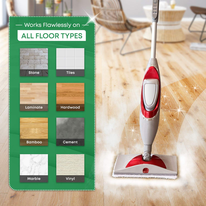 Mop Pads Fit Shark Steam Mop SK Series Compatible Model SK140 SK410 SK460 S1000 S1000A S3101 S3251 SK141 SK3102 SK3251 SK435 SK435CO S3102 S3250 Replacement Flat Microfiber Cloth Steamer Pad 4 Pack - NewNest Australia