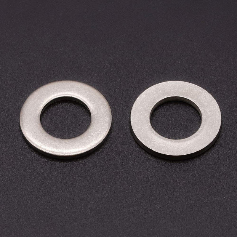 1/2" (13.5mm ID x 27.5mm OD) Stainless Steel Flat Washer 50 Qty, 304 Stainless Steel (18-8) 1/2" (50 Pcs) - NewNest Australia