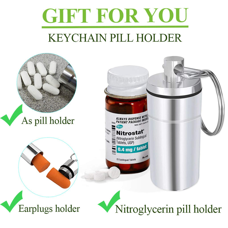 Pill Cutter for Small or Large Pills. The Best Multiple Pill Splitter Ever! Design in The USA. Doubles as a Pill Box. Safety Shield Multiple Pill Cutter. Keychain Pill Holder As a Bonus Gray - NewNest Australia
