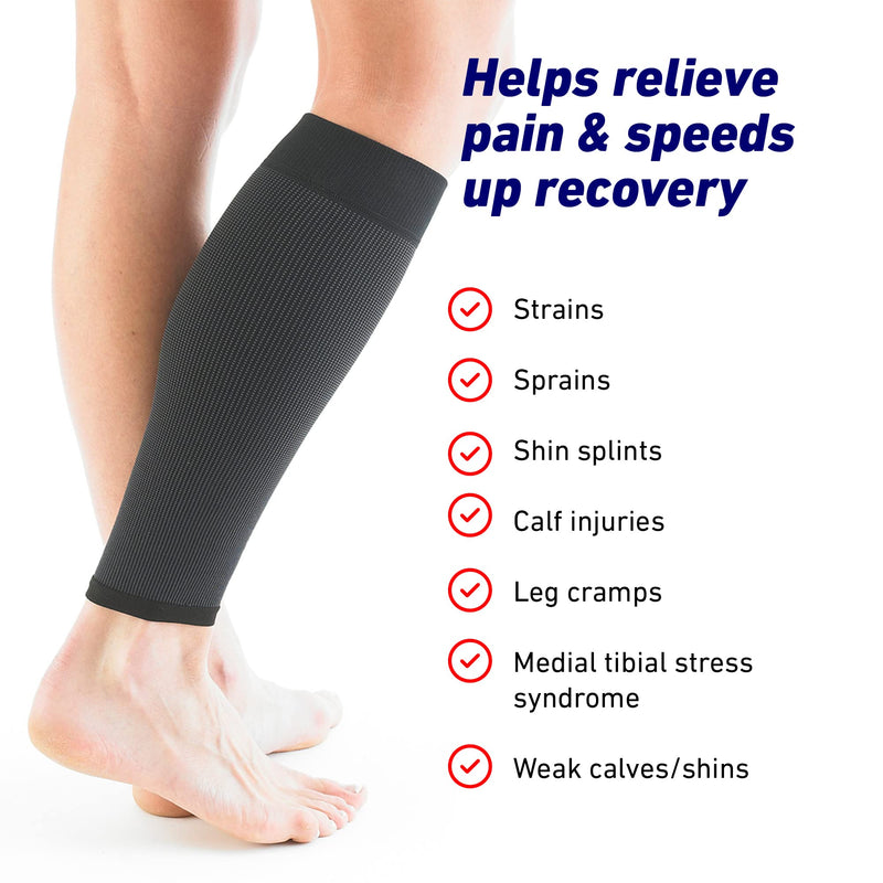 Neo G Calf Support for Running, Sports, Daily Wear– Shin Support for Pain Relief from Calf Injury, Strains, Sprains, Weak Calves – Shin Splints Support - Calf Compression Sleeve Men Women - M MEDIUM: 36 - 40 CM - NewNest Australia