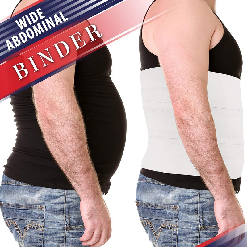 Abdominal Binder Plus Size Belly Binder – Postpartum Tummy Tuck Belt Gives Slimming Bariatric Band Stomach Compression Wrap to Help Hernia or Post Surgery, C Section Pregnancy Women Men XXL 47” to 70” XXL/3XL (47" to 70") - NewNest Australia