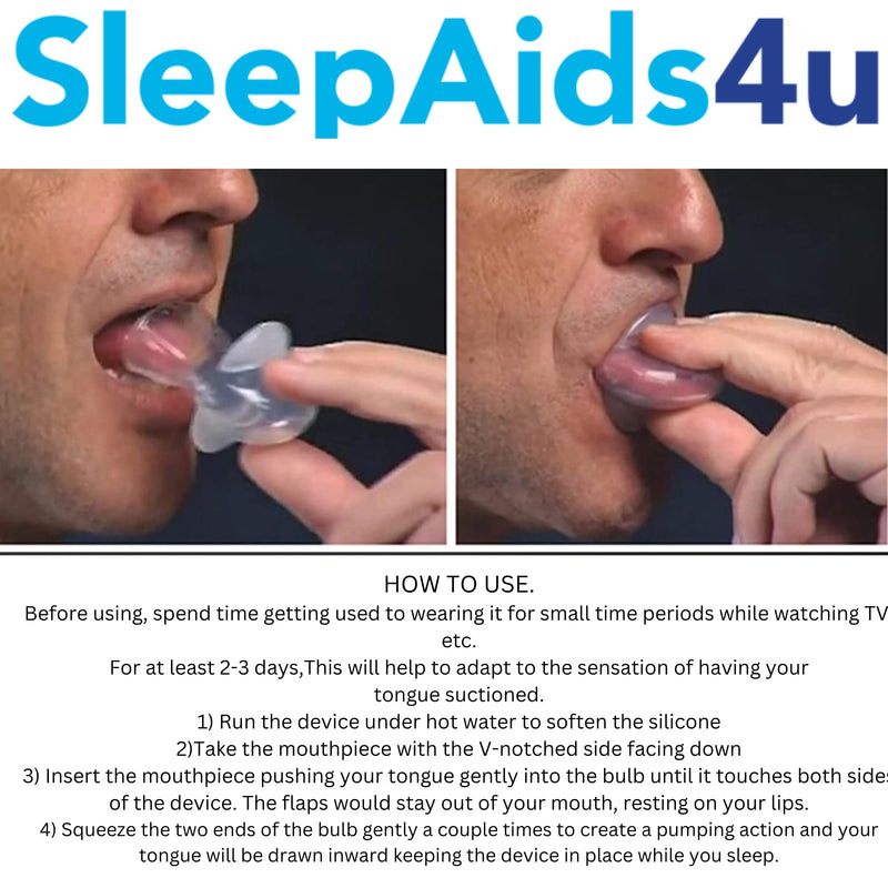 Tongue Retainer Anti-Snore Devices | Teeth Grinding Guard | Stop Snoring Aid | Anti-Snoring Solutions | OSA Sleep Apnoea Relief | Recommended by NHS/ENT Consultants - NewNest Australia