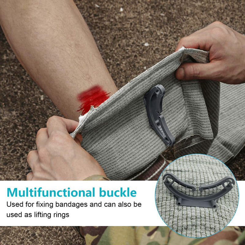Tourniquet Bandage Set, 3.8 X 95 Cm Tourniquet Tactical, Emergency Tourniquet, Israeli Tactical Tourniquet, First Aid Storage Hose, Emergency Bandage For Hiking, Mountaineering, Sports, Climbing, - NewNest Australia