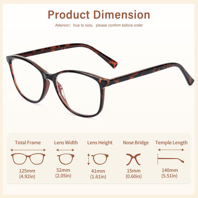 Madison Avenue Women'S Blue Light Filter Glasses, Tr90 Blue Light Glasses, Computer Glasses For Gaming, Metal Hinge Glasses, Blue Light Filter Without Prescription - NewNest Australia